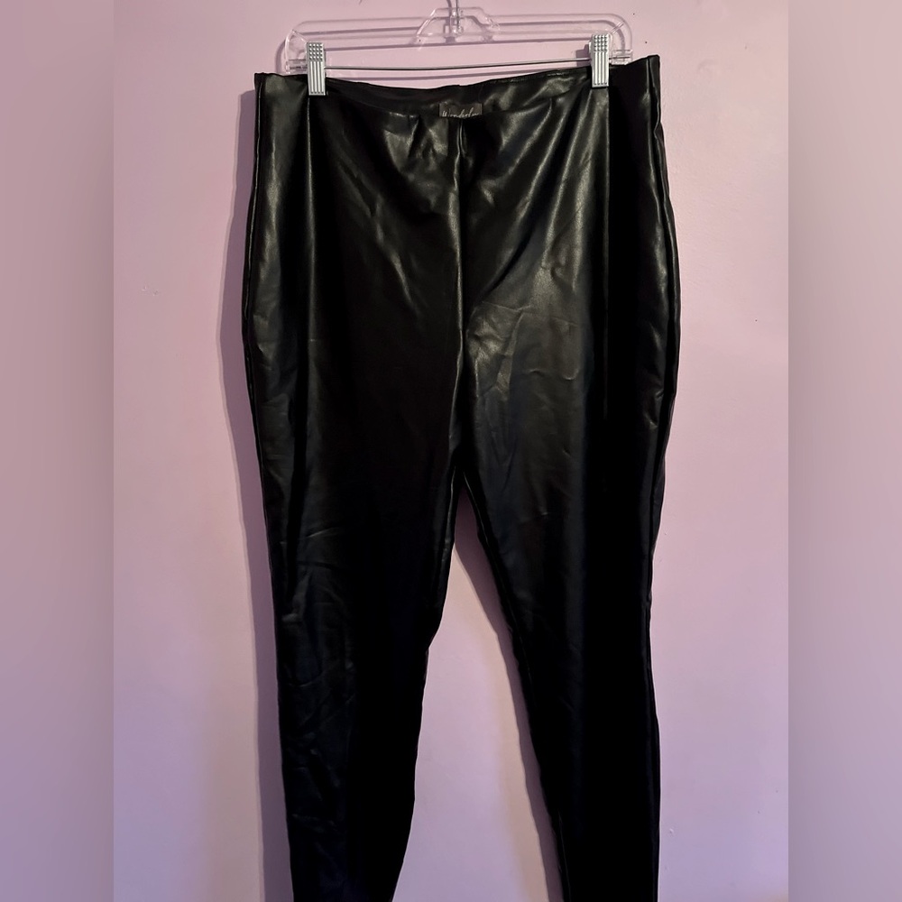 New Faux Leather Wanderly pants